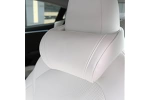 Ywooon Poduszka na zagłówek do Tesla Model Y Model 3 Model X Model S Samochodowy Zagłówek Poduszka pod szyję - Uniwersalne dopasowanie poduszki pod szyję i kręgi do podróży / biura / domu, 1 szt.