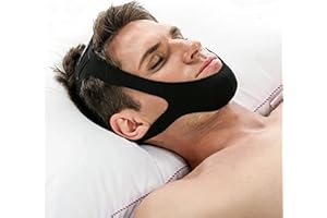 HMYCL Anti Schnarchen Kinnriemen Schnarchen, Atmungsaktive Schnarchstopper Anti Snoring Chin Strap, Profi Effective Schnarch Stopper Gerät Für Schnarchen, Reduktion Snore Schnarchreduzierung