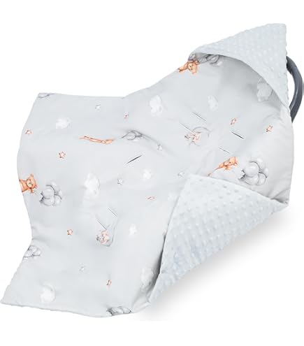 Copertina Neonato Con Cappello E Fascia - Set Avvolgente 80x80 Cm In Tessuto Morbido - Foto 6