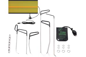 Mookis Werkzeuge Paintless Body Repair, Body Kit 11pcs Ohne Farbe, Ausbeulen und Hagel Reparatur, Luft-Keil, Reflektorboard