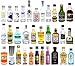 Produktbild Spirituosen Miniaturen XXL Probierset - 32 verschiedene Flaschen Gin / Vodka / Rum / Whiskey / Tequila