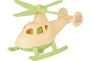 Let's Be Child Helicopter for Toddler Kids | Safe Toddler Toys, Helicopter, Boosts Motor Skills All Year Old, Sensory Development, Durable, Easy to Clean, Perfect Dimensions for Tiny Hands (Beige)