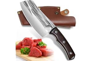 HOME SAFETY Coltello da disossare Coltello da chef professionale Coltello da cucina Coltello da cucina Mannaia da macellaio Coltello da carne Fetta tagliata di frutta e verdura con fodero per barbecue
