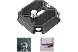 EACHSHOT FALCAM F38 Plaque de Fixation Rapide Anti-déflexion pour Appareil Photo, Compatible avec la spécification Arca-Swiss La Base Peut être fixée aux Bretelles