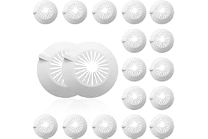 ZIOYA 30 x copritubi radiatori rosone tubo radiatore copertura rubinetteria idraulica tubi rubinetti rosone tubo per tubi dell'acqua Cache radiatore (14-29 mm)