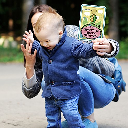 Landmark Moments Meilenstein Momente Baby Karten – 38 illustrierte Karten – Perfekt als Baby Shower Geschenk und Neugeborenen Geschenk, für die einzigartigen Momente im 1. Lebensjahr - 7
