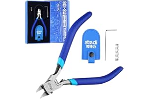 Stedi Modellzange, mit ultradünner einschneidiger Klinge und Klingenetui Kunststoffmodellbauwerkzeuge für Gundam Reparaturen von Kunststoffmodellen und Fixierungen, blau