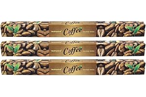 Vedmantra Incense Sticks - 20 Sticks x 3 Pack - Premium Series (Coffee)