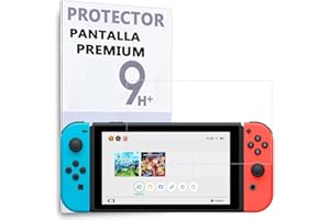 REY Pellicola salvaschermo per Nintendo Switch, Vetro temperato, di qualità Premium