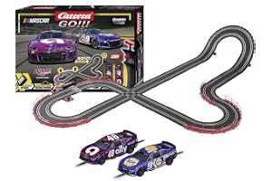 Carrera GO!!! 20062582 NASCAR 4.9 Racerbane-set, racerbana med licensierade slotbilar, upp till 2 spelare, För barn från 6 år och vuxna