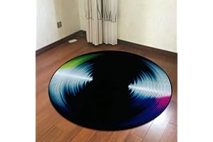 ZXHH Trommel Teppich Runde rutschfeste Trommel Teppiche Drum Rug Schlagzeugteppich Drum-Teppich Schallschutzmatte Trommelteppich Für Bass Drum Snare elektronische Trommel Stoßdämpfer verdickt