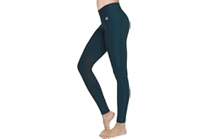 FitsT4 Sports Reithose Reitleggings Damen Mädchen Kinder mit Kniebesatz und Innentasche, elastische Jodhpurhose Reit-tights für Reitschule Reitsport Radfahren