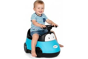 Curvaso Kids Toilet Potty Seat Chair Baby Toddler Car Portable Training Urinal Potties (Blue)