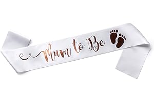 OLILLY Banda para Baby Shower (Mum to be Cobre)