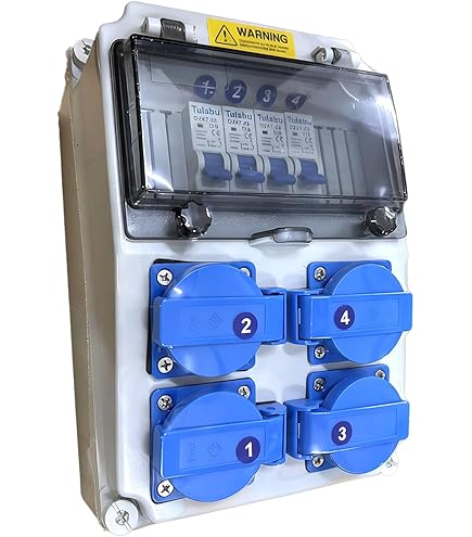 Coffret De Chantier Monophasé 3/6/9 KVA Avec 2 Prises