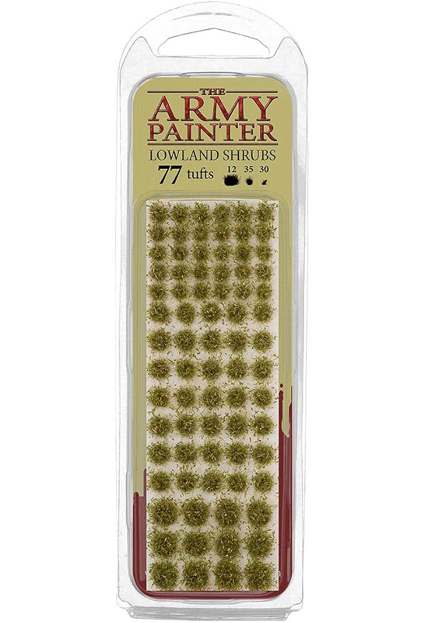 The Army Painter Lowland Shrubs - Lot Buissons Maquette 3 Tailles | Décors Réalistes Jeux De Figurines