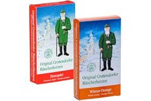 Crottendorfer Kadzidełka zestaw 2 szt. jabłka cynamonowe + pomarańcza zimowa