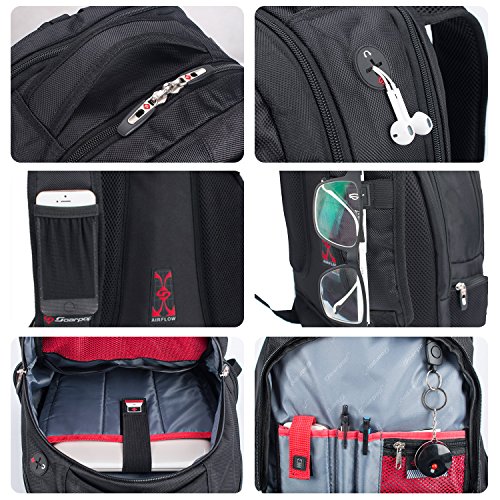 Soarpop SA9360 Laptop Rucksäcke , Notebook Rucksack 15,6 Zoll , Business Rucksack Schwarz - 5