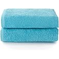 Top Towel - Plus - Large bath towels - Bath towels - 2 face towels or bidet - 30x50cm - 100% cotton - Aguamar