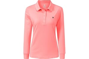JINSHI Femme Polo Shirt à Manches Longues Sport Golf Tops d'hiver