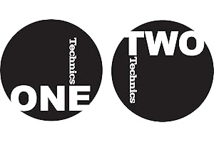 MAGMA Technics 60606 One Two Slipmat - czarny/biały