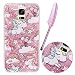 Produktbild Vioela Galaxy S5 Neo Hülle,Galaxy S5 Hülle,Galaxy S5 Neo/S5 Flüssig Glitzer Hülle Glitter Schutzhülle,Cute Lovely Cartoon Baby Einhorn Cloud Regenbogen Sterne Ballon Muster Luxus Glänzend Funkeln Bling Lustig 3D Flüssigkeit Case Transparent Handytasche Glänzend Glitzer Stern Fließen Flüssig Handyhülle Handy Hülle Tasche Durchsichtig Etui für Samsung Galaxy S5 G900/ S5 Neo SM-G903F