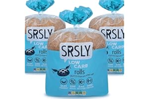 SRSLY Low Carb Keto Bread Rolls x 12 | 2g Carbs, 130 Kcals, 13g Protein | Freshly Baked Light & Fluffy | Sugarwise Certified | High Protein | Low Calorie | Seriously Low Carb