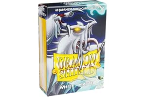 ARCANE TINMEN Dragon Shield ART11105 White (60) Matte Japanese Size Sleeves 60pk