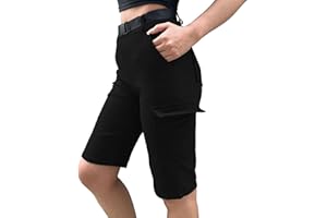 Nuofengkudu Elastyczne szorty cargo damskie kieszenie z wysokim stanem wciągane spodenki bojowe sporty na co dzień nastolatki Y2k letnie gotyckie gorące spodnie