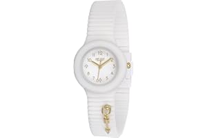 HIP HOP, Collezione Dancing in the Light, Orologio Donna, Cinturino in Silicone Intercambiabile e Regolabile, Ciondolo con Stella, Cassa 32mm, Resistente all'Acqua