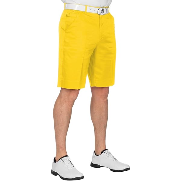 Royal u0026 Awesome Solid Colour Mens Bright Golf Shorts, Yolo Yellow, 32 : Buy  Online at Best Price in KSA - Souq is now Amazon.sa: Fashion