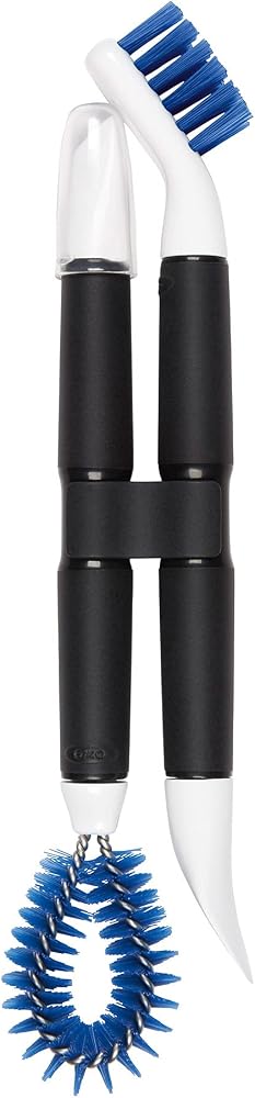 OXO Good Grips Mutfak Gereçleri için Temizleme Fırçası/Silikon Fırça Seti