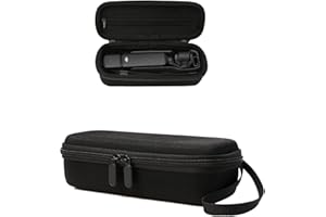 Digi-Tatoo Osmo Pocket 3 Case, DJI OSMO Pocket 3 Tragetasche, Portable Aufbewahrungstasche, Kompakte Reise-Schutzhülle für DJI Osmo Pocket 3 Zubehör (Schwarz)
