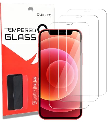 N NEWTOP Pellicola Compatibile con iPhone 12-12 Pro, GLASS