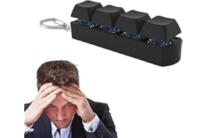 dinghaole Tastatur Fidget Toys, Clicker Mechanischer Schalter Stressabbau Schlüsselanhänger, Tastatur Keycaps für Männer und Frauen