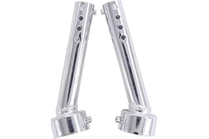 Doo Engy Silenciador de escape universal de 48 mm, en ángulo, tubo de escape, tubo de escape para motocicleta, silenciador trasero Muffler DB Killer reducción de ruido para colector de calle,