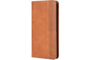 WBWONE Funda para Xiaomi Redmi 10 5G Funda Libro, Flip Carcasa Magnética con Soporte y Cartera para Tarjetas, Premium PU/TPU Cuero Case Cover Billetera. Marrón