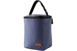 Aosbset Sac Isotherme pour biberon Portable Fourre-Tout de Stockage de Lait Maternel Polyester Alimentation Biberon Sac pour Voyage Transporteur Chariot Fournitures de Soins