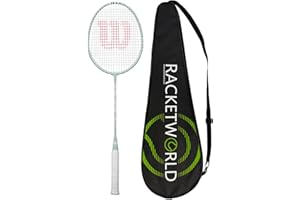 GENERIC Wilson Reaction Badminton Racket & Racketworld Premium Badminton Carry Case