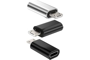 ZOYUZAN Micro USB Male to Lightning Female Adapter(3pack)Charge Cable Port Converter compatible for Samsung Galaxy S6 Edge S7 Active Nexus note 5 LG Android Power Charging for iPhone 12 7 8 plus X Ipad Cord