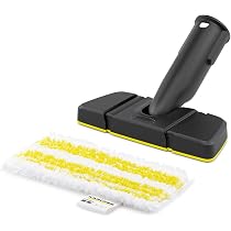 Buse Manuelle Pliable Pour Nettoyeur Vapeur Kärcher - Avec 2 Chiffons Microfibre, Pour Surfaces Incurvées - 14