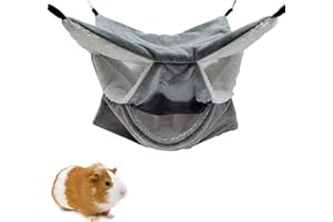 Oncpcare Amaca da Gabbia per Piccoli Animali, Amaca per aliante con Zucchero a Tre Strati, Accessori per Gabbia per Criceto