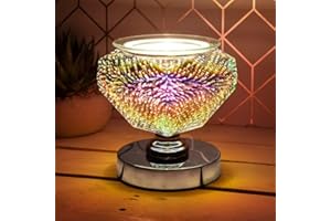 VEEU Desire LP46085 Diamond Shaped 3D Aroma Lamp | 1 Pc, Multicolor