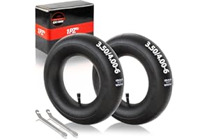 1PZ S35-IN6 2 Piezas Cámara de Aire 4.00/3.50-6 con Palanca de neumático para Carretilla Saco camión Carretilla Ruedas,4.10/3.50-6 13x4.00-6 13x5.00-6 145/70-6