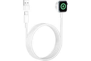 TEIONE Apple Watch Charger, iWatch Charger Cable 2M Portable Apple Watch Fast charger Magnetic Charging Cable apple watch CHarger USB C Compatible for iWatch Series 11/10/9/8/7/6/5/4/3/2/SE/Ultra