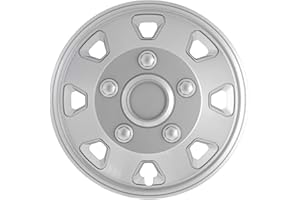 AUTO-STYLE AutoStyle 14'' pouces Enjoliveurs Jeu argent PP 5524 Cap De Roue Enjoliveur Auto