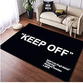 MBOAH Personalized Carpet Bedroom Custom Rug - Boy Room Decor, Cool White, 60X90cm