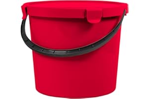 Plast Team Berry Seau avec couvercle Rouge 10 l