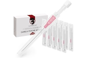 WARRIOR Aghi Sterili Cannula Aghi americani per Piercing Orecchio Naso usa e getta Corpo piercing Professionale Tattoo Accessorio
