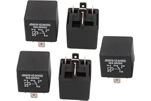 UXCELL sourcingmap 5pcs JD2912-1Z-24VDC 5 Pin 40A 28VDC DC 24V Car Fuse Relay Switch